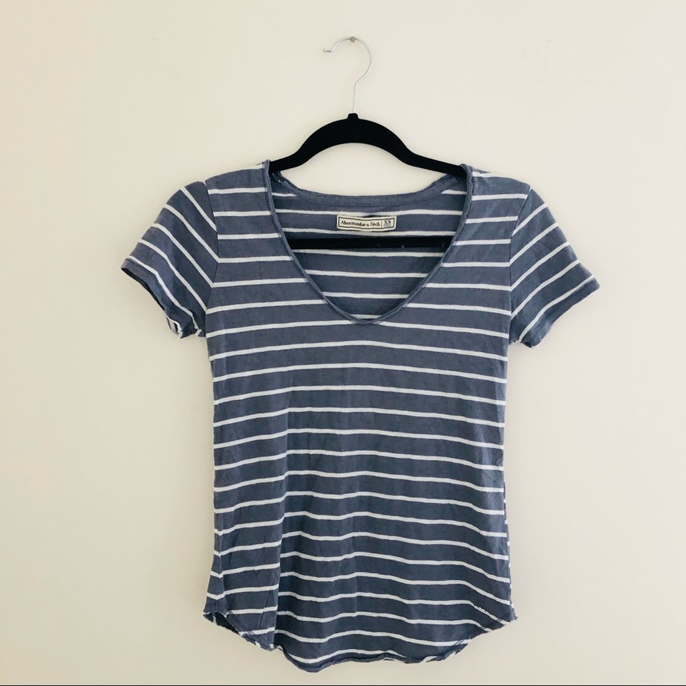 Abercrombie & Fitch Stripped Short Sleeve Shirt